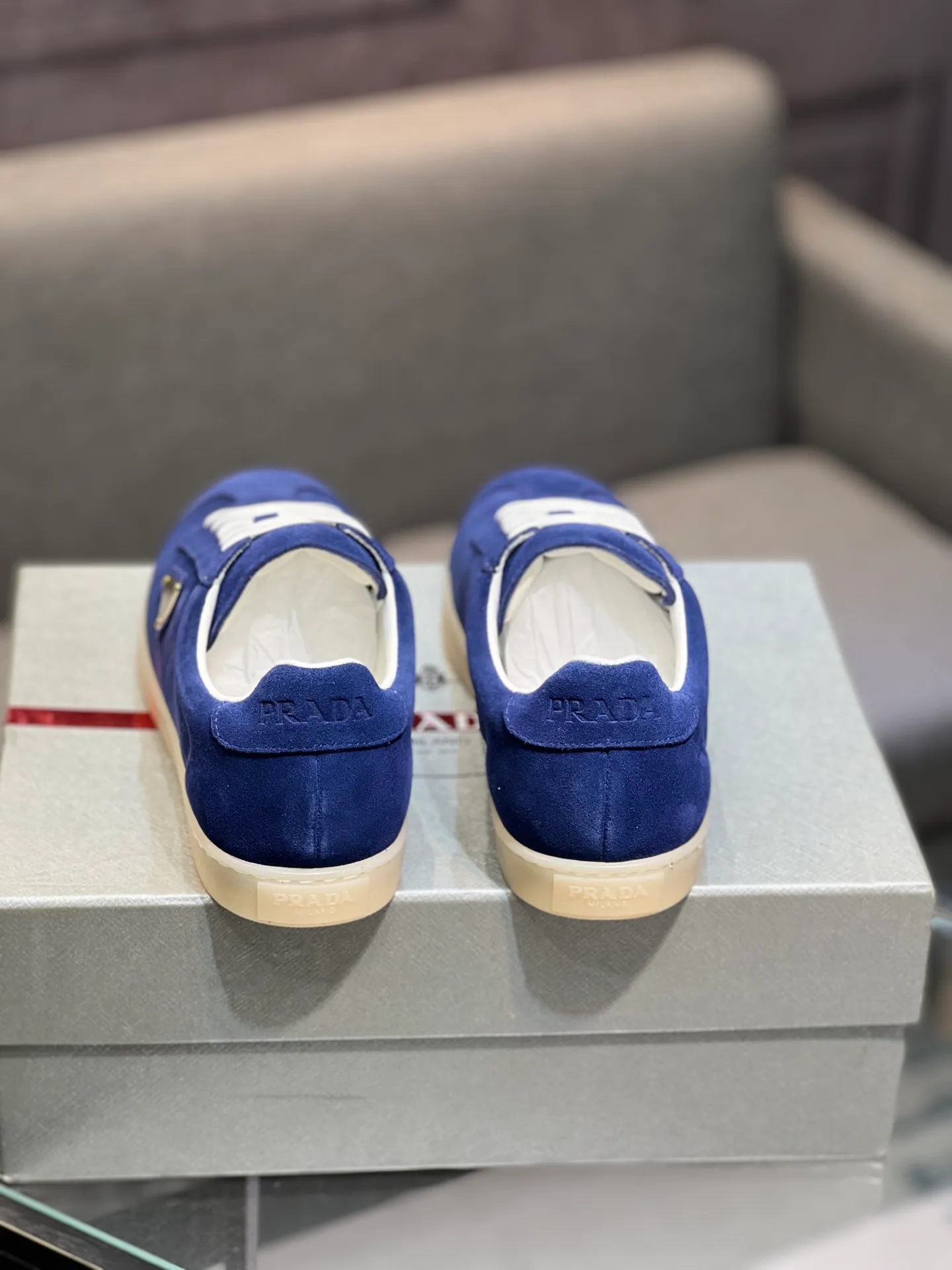Men's shoes 💰540 [PRADA] Men's shoes are popular in the counter, official website synchronization, 1 high-quality shipment ✔️ Original frosted cowhide + cowhide lining, 1🆚1 replica, original sole, 38-45 (45 customized, non-refundable)